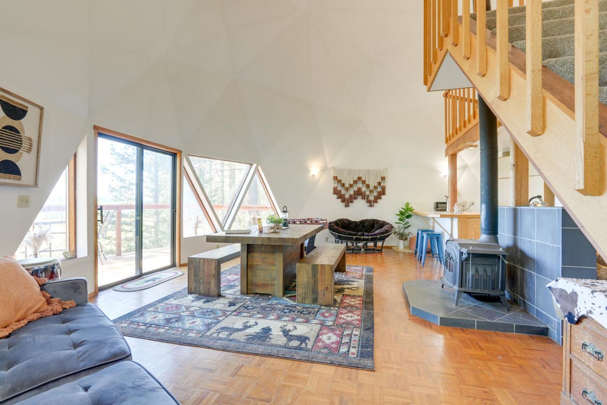 Off-Grid Nevada City Geodesic Dome House With Views! Екстериор снимка